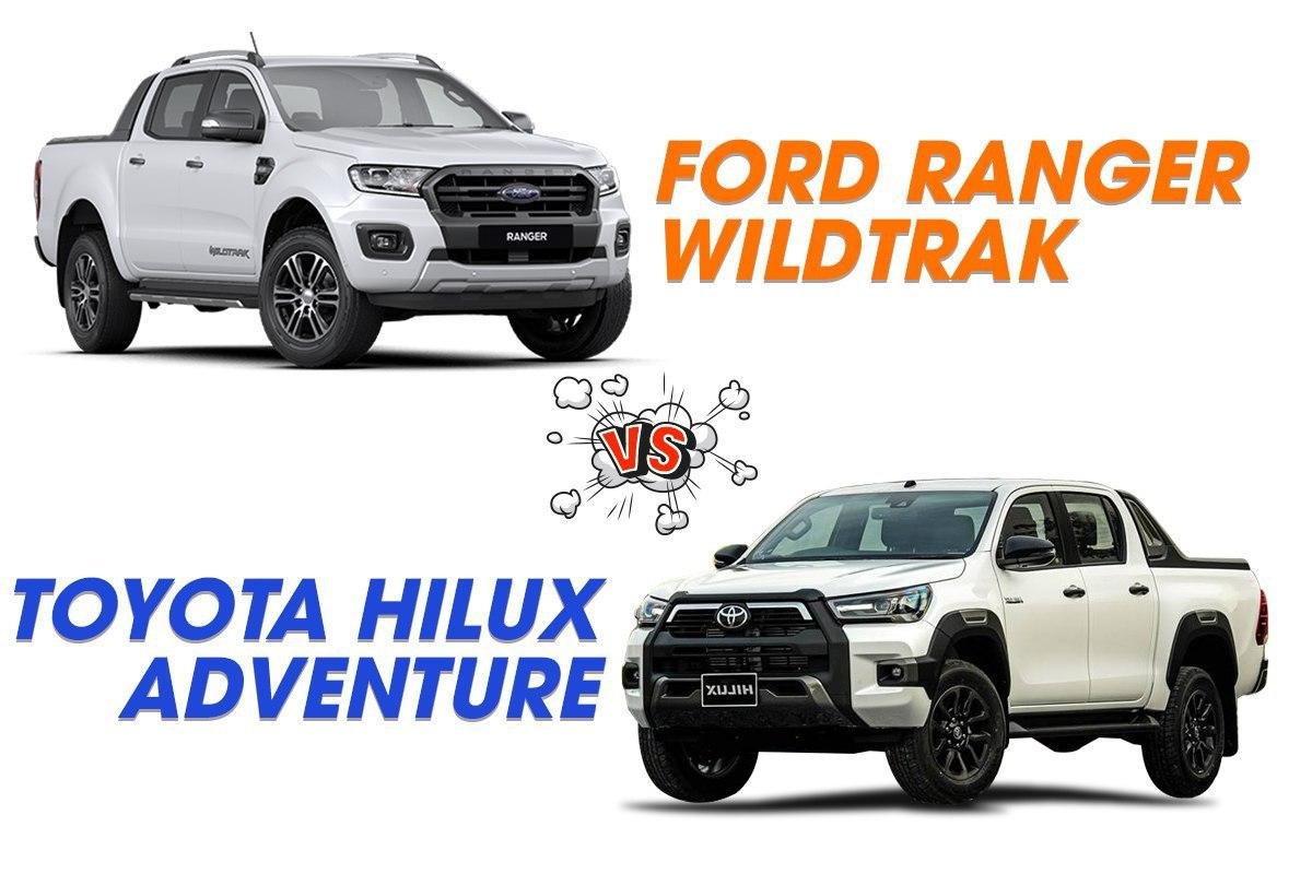 So sánh xe Toyota Hilux Adventure 2020 và Ford Ranger Wildtrak 2020: Ngang tài, ngang sức