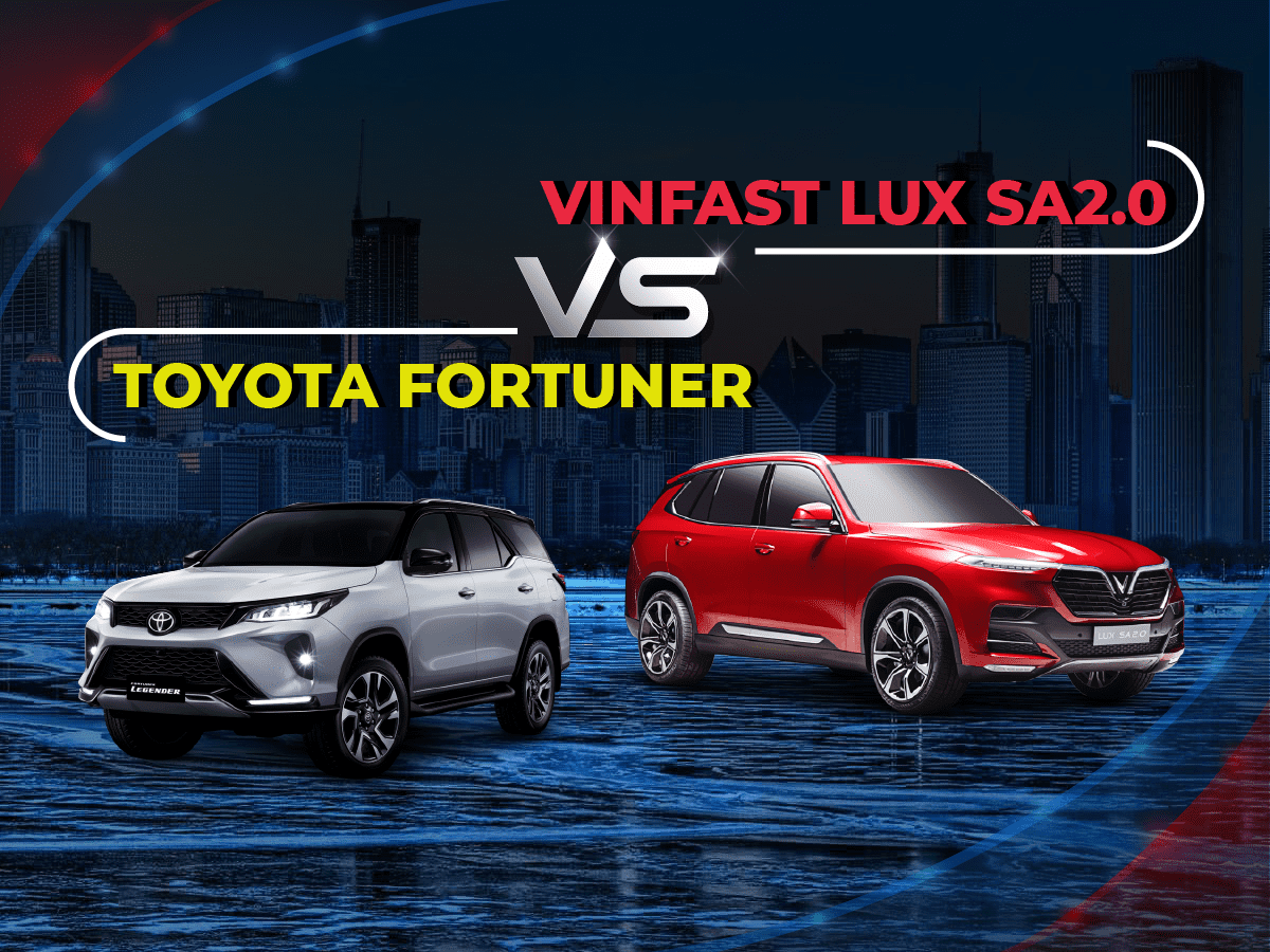 So sánh xe VinFast Lux SA2.0 2021 và Toyota Fortuner 2021: "Cuộc chơi" dần thay đổi